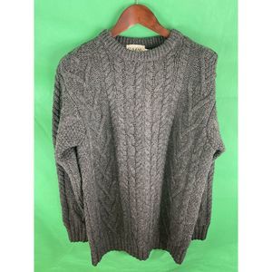 Saol Ireland Mens Knitted Crew Nexk Sweatshirt L